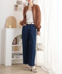 JUNGLE JALOPY/ジャングルジャロピー JUNGLE JALOPY ダメージ加工 デニムパンツ レディース ストレートパンツ ジーンズ ジーパン ボトムス カジュアル/508404652