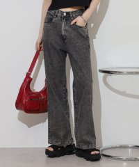 JUNGLE JALOPY/ジャングルジャロピー JUNGLE JALOPY ダメージ加工 デニムパンツ レディース ストレートパンツ ジーンズ ジーパン ボトムス カジュアル/508404652