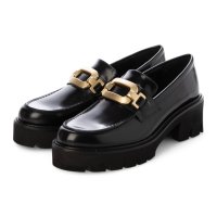 PASCUCCI/パスクッチ PASCUCCI ラウンドトウメタルバックルローファー/508404795
