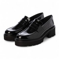 PASCUCCI/パスクッチ PASCUCCI ラウンドトウ厚底ローファー/508404796