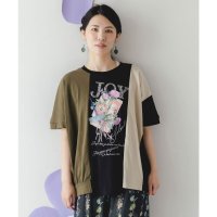 ScoLar/スカラー ScoLar 花束プリントバイカラープルオーバー/508404869