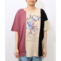 ScoLar/スカラー ScoLar 花束プリントバイカラープルオーバー/508404869