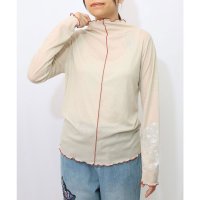 ScoLar/スカラー ScoLar 花束箔プリント 配色メローシアーロンT/508404873