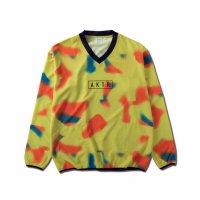 AKTR/アクター AKTR AKTR SCRIBBLE V－NECK PULLOVER SHOOTINNG SHIRTS（アクター スクリブル Vネックプルオーバーシュ/508405080