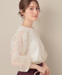 Couture Brooch/クチュール ブローチ Couture Brooch 袖レースドッキングカットソー/508405648