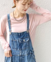 SHIPS WOMEN/シアー フライス ロング スリーブ カットソー/508405730