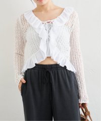 U by Spick&Span/《予約》ラッフルレースブラウス/508405733