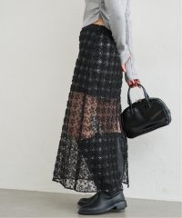 U by Spick&Span/《予約》フラワーチュールシアースカート/508405736