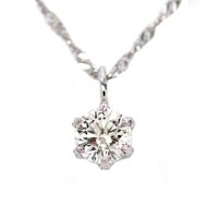 Gems by K/ジェムズ バイ ケー Gems by K プラチナ 0.15ct ダイヤモンド ペンダント ネックレス/508405837