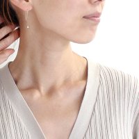 Gems by K/ジェムズ バイ ケー Gems by K ジェムズ バイ ケー Gems by K K18 0.3ctダイヤモンドチェーンピアス/508405840