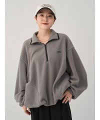 emmi atelier/eco フリースハーフジッププルオーバー/508406268