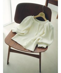 emmi atelier/パフスリーブニットカーディガン/508406275