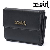 X-girl/エックスガール X－girl MILLS LOGO FAUX LEATHER MINI WALLET PURPLE [105253054012]/508406339
