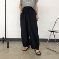CRB/シーアールビー CRB 裾ギャザーナイロン風パンツ/508406599