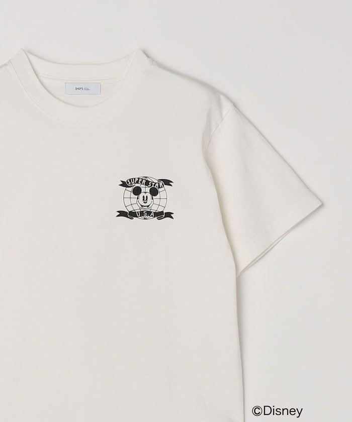 L'ESSAGE ミッキーマウス Tシャツ ホワイト zz-4114013060002_410-1.jpg?