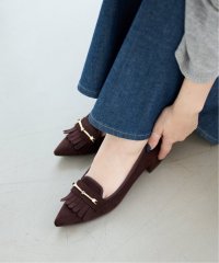 《予約》3cmキルトビットパンプス