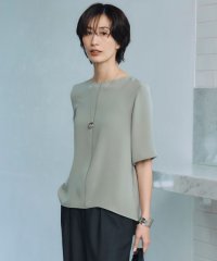 ICB（LARGE SIZE）/【UVカット・防シワ・洗える】ライトダブルクロス Tブラウス/508406776