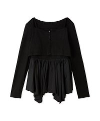 LILY BROWN/カーデセットペプラムトップス/508406994