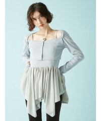 LILY BROWN/カーデセットペプラムトップス/508406994