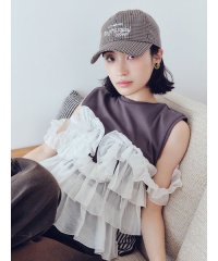 LILY BROWN/フリルドッキング2wayトップス/508406995