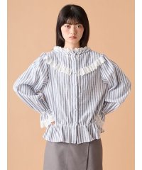 LILY BROWN/フーディーコットンレースブラウス/508406996