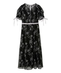 LILY BROWN/ラインフラワーエンブロイダリードレス/508407000