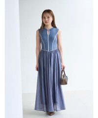 LILY BROWN/ラインニットドッキングワンピース/508407009