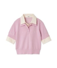 SNIDEL/シャツドッキングニットポロ/508407014