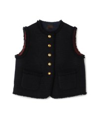 TOMORROWLAND collection/【WEB先行予約】ブークレーファンシー クルーネックジレ/508407106
