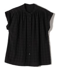 SHIPS Colors WOMEN/SHIPS Colors:〈手洗い可能〉キンガムチェック ジャカード ショート スリーブ シャツ/508407112