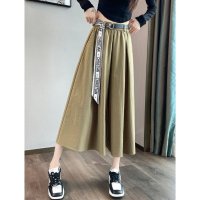 Belle Cie/ベルシー Belle Cie ボトムス スカーチョ ガウチョ ワイドパンツ ベルト付き バギー レディース ウエストゴム シンプル リラックス 楽 おしゃれ か/508407129