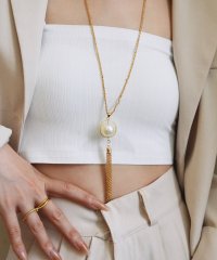 styiro/スタイロ styiro ニッケルフリー チェーンタッセルメタルロングネックレス/508407330