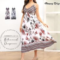 SneepDip/スニープディップ SneepDip 【17553】ボタニカルリゾートワンピース/508407346