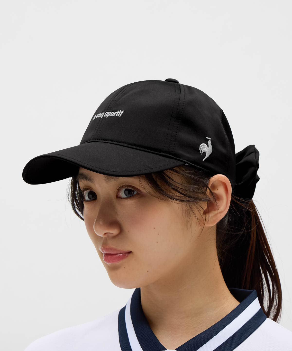 【Le coq sportif】Women's Satin Ball Cap /追跡付 ルコックスポルティフ le coq sportif FAN