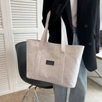 Carpe diem/カルペディエム Carpe diem 大人カジュアルなキャンバストートバッグ ショッピングバッグ 肩掛け ショルダーバッグ 通学バッグ 韓国 大収納 多機能 軽/508407442