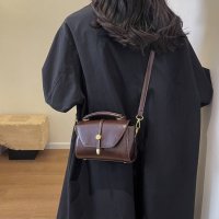 Carpe diem/カルペディエム Carpe diem 2WAY PUレザーハンドバッグ＆ショルダーバッグ 斜めがけ 大容量 韓国 スクエア A4 カジュアル ミニハンドバッグ /508407445