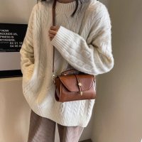 Carpe diem/カルペディエム Carpe diem 2WAY PUレザーハンドバッグ＆ショルダーバッグ 斜めがけ 大容量 韓国 スクエア A4 カジュアル ミニハンドバッグ /508407445