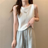Carpe diem/カルペディエム Carpe diem タンクトップ インナー トップス ボーダー タンクトップ リブ タンクトップ ニットタンクトップ ノースリーブ ニット サ/508407446