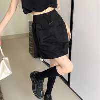 Carpe diem/カルペディエム Carpe diem レディース ショートパンツ 韓国 ハーフパンツ キュロットパンツ カーゴパンツ 紐パンツ カジュアル ハイウエストデニム /508407486