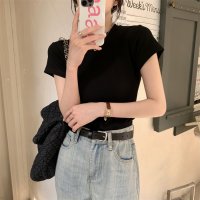 Carpe diem/カルペディエム Carpe diem トップス 無地半袖 無地Tシャツ シンプル 細見え 夏 白 柔らかい 体型カバー お洒落 通勤 通学 大人 カットソー ク/508407497