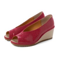 COULEUR VARIE/クロールバリエ COULEUR VARIE 丸洗いできる軽量オープントゥパンプス/508407529