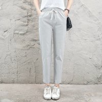Carpe diem/カルペディエム Carpe diem 綿麻パンツ ロングパンツ ストレートパンツ ロールアップ ボトムス 春 リネン素材 リネンパンツ 夏パンツ イージーパンツ/508407538