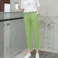 Carpe diem/カルペディエム Carpe diem 綿麻パンツ ロングパンツ ストレートパンツ ロールアップ ボトムス 春 リネン素材 リネンパンツ 夏パンツ イージーパンツ/508407538