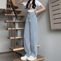 Carpe diem/カルペディエム Carpe diem ワイドデニム パンツ オールシーズン カジュアル ハイウエストデニム ワイドパンツ ウォッシュド 定番デニム ボトムス ジ/508407546