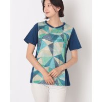 COTTON BLUE/コットンブルー COTTON BLUE プリント切替えチュニック/508407625