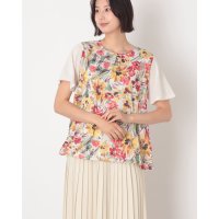 COTTON BLUE/コットンブルー COTTON BLUE 切替えプリントプルオーバー/508407630
