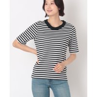 COTTON BLUE/コットンブルー COTTON BLUE 襟フリルボーダープルオーバー/508407634