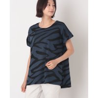 COTTON BLUE/コットンブルー COTTON BLUE ゼブラ柄ジャカードプルオーバー/508407637