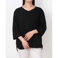 LACOUPE/ラ・クープ LACOUPE 【 洗える 】7分袖Vネック定番カットソー/508407671