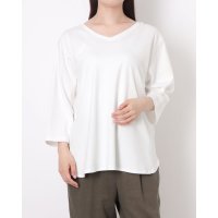 LACOUPE/ラ・クープ LACOUPE 【 洗える 】7分袖Vネック定番カットソー/508407671